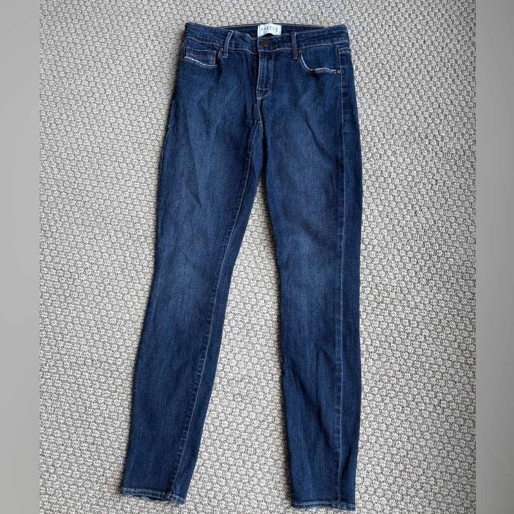 PARKER SMITH Dark Blue Women's Skinny Jeans